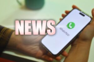 Whatsapp sul cellulare e scritta NEWS