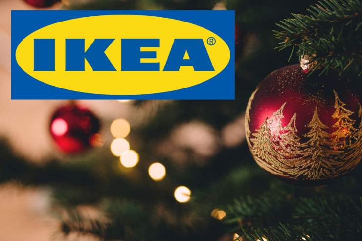 Albero di natale con logo ikea